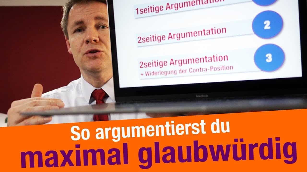 So argumentierst du maximal glaubwürdig im Verkaufsgespräch