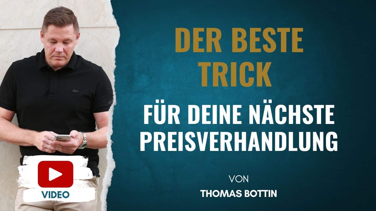 Der beste Trick für deine nächste Preisverhandlung